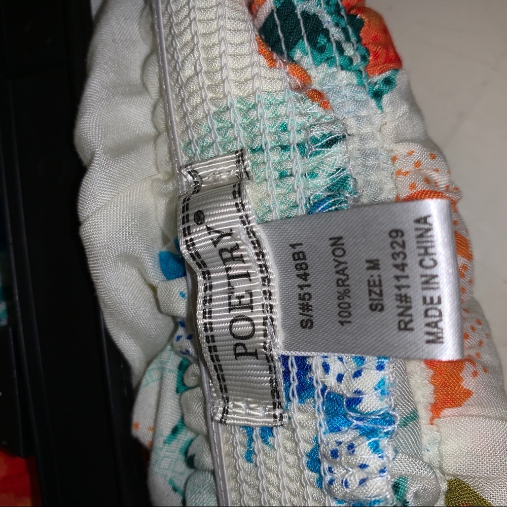 NWOT Strapless Floral Dress - Picture 2 of 3